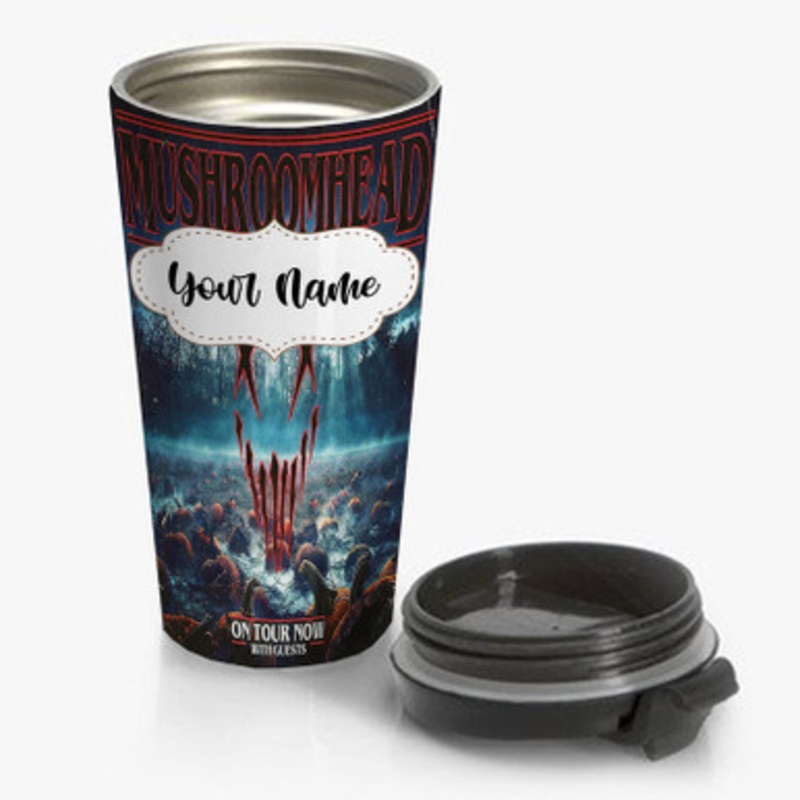 Pastele Mushroomhead Custom Personalized Name Stainless Steel Travel Mug