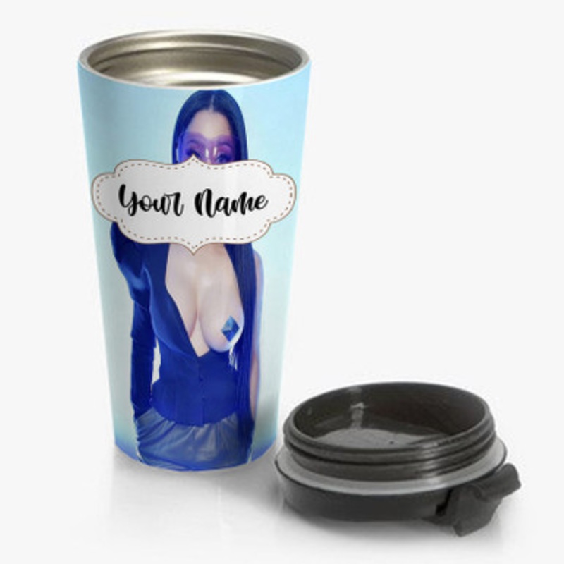 Pastele Nicki Minaj Custom Personalized Name Stainless Steel Travel Mug