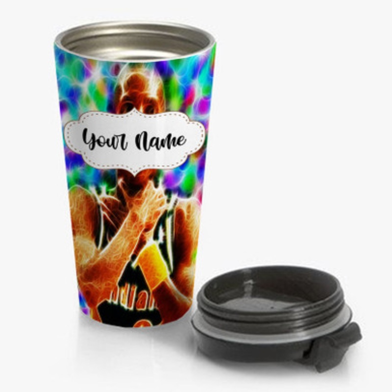Pastele Reggie Miller Choke Custom Personalized Name Stainless Steel Travel Mug