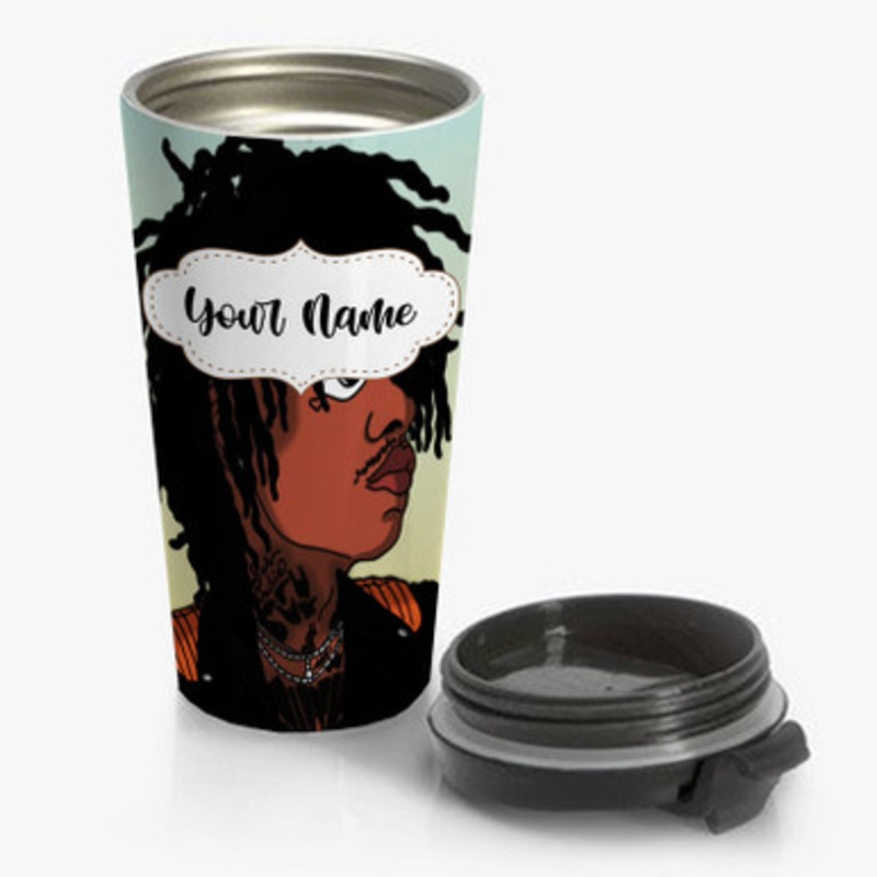 Pastele Sah Babii Custom Personalized Name Stainless Steel Travel Mug