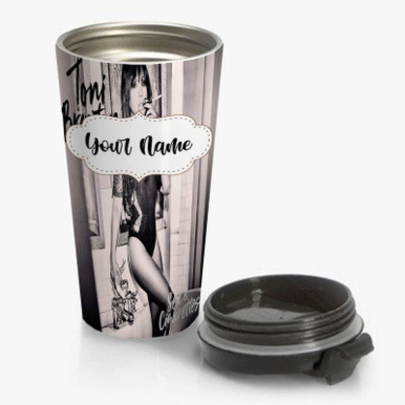 Pastele Sex Cigarettes Toni Braxton Custom Personalized Name Stainless Steel Travel Mug