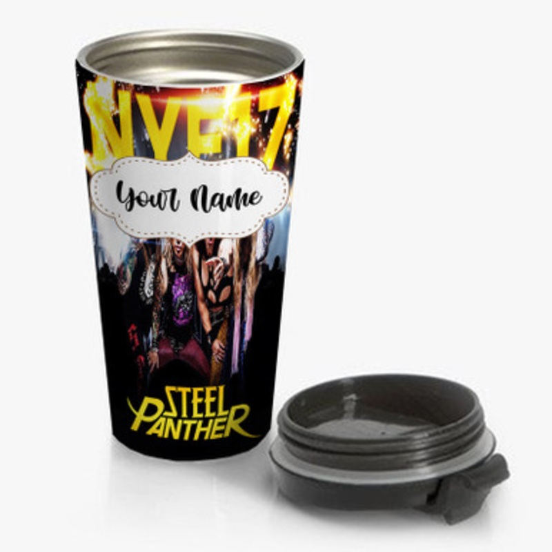Pastele Steel Panther New Custom Personalized Name Stainless Steel Travel Mug