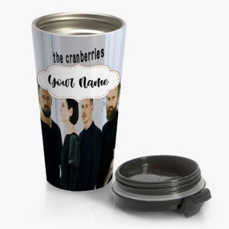 Pastele The Cranberries Custom Personalized Name Stainless Steel Travel Mug