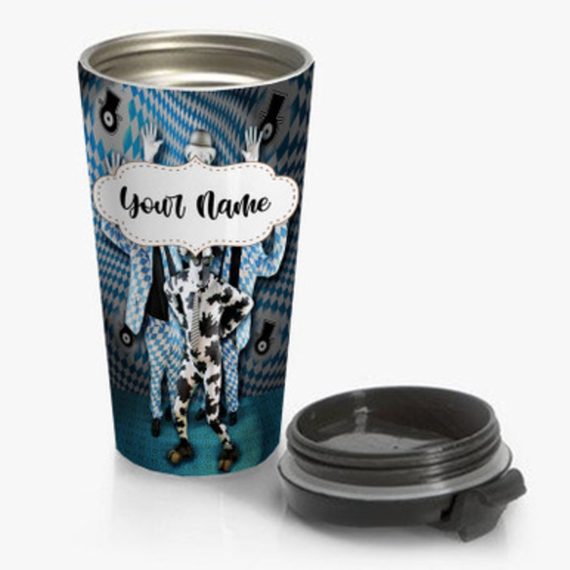 Pastele The Residents Art Custom Personalized Name Stainless Steel Travel Mug