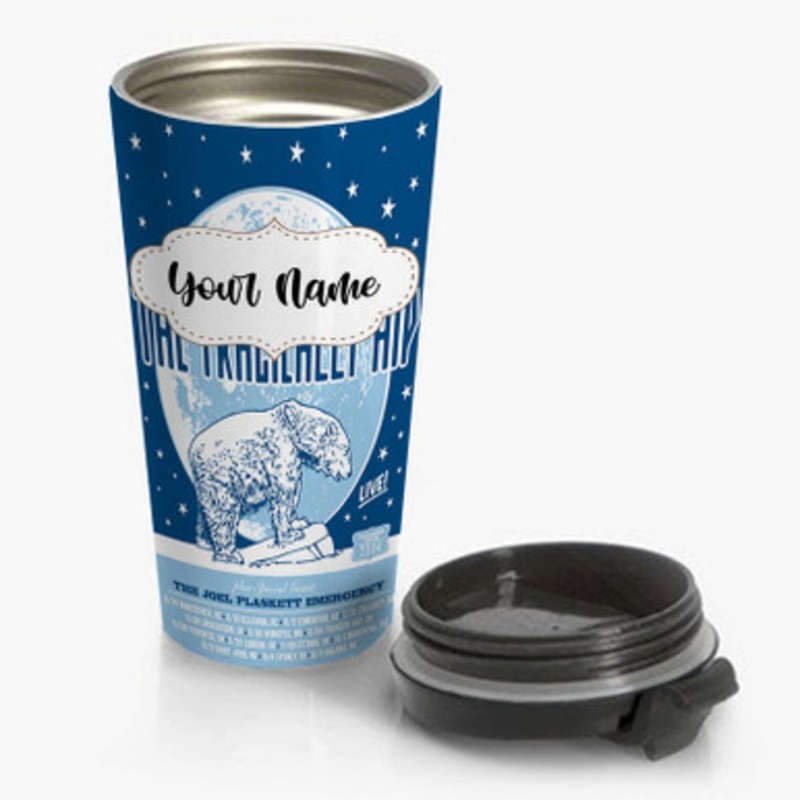 Pastele The Tragically Hip Custom Personalized Name Stainless Steel Travel Mug