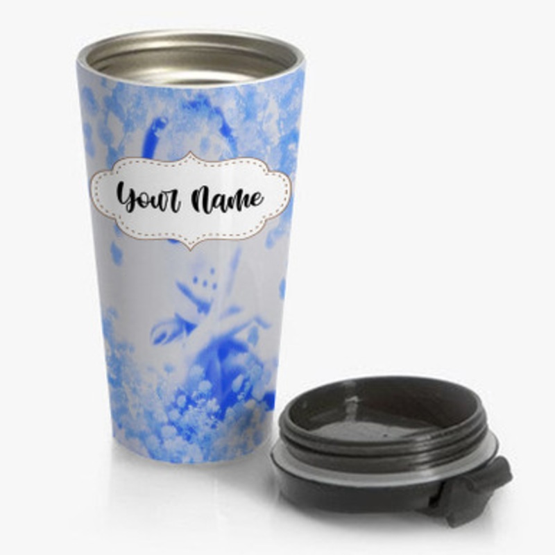 Pastele Yung Lean Frost God Custom Personalized Name Stainless Steel Travel Mug