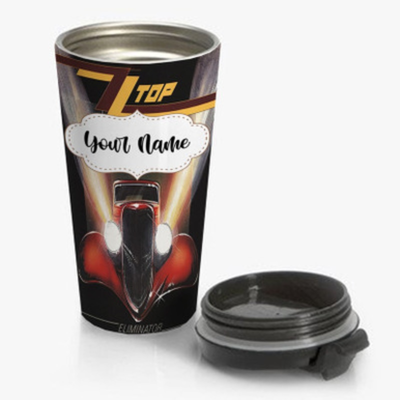 Pastele ZZ Top Eliminator Custom Personalized Name Stainless Steel Travel Mug