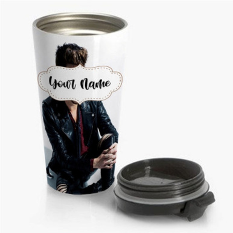 Pastele Adam Lambert Custom Personalized Name Stainless Steel Travel Mug