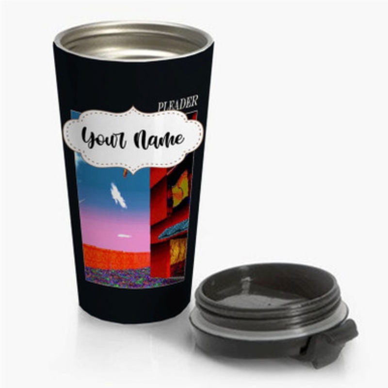 Pastele alt J Pleader New Custom Personalized Name Stainless Steel Travel Mug