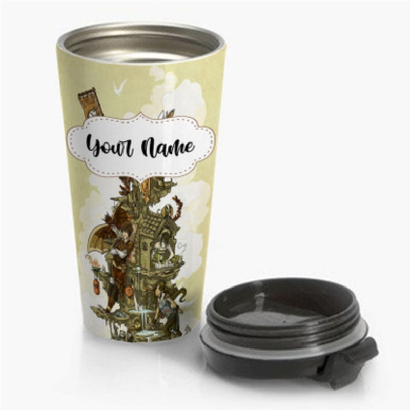 Pastele Avatar The Last Airbender Art Custom Personalized Name Stainless Steel Travel Mug