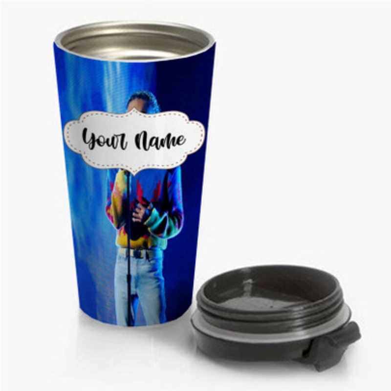 Pastele Benicio Bryant Custom Personalized Name Stainless Steel Travel Mug