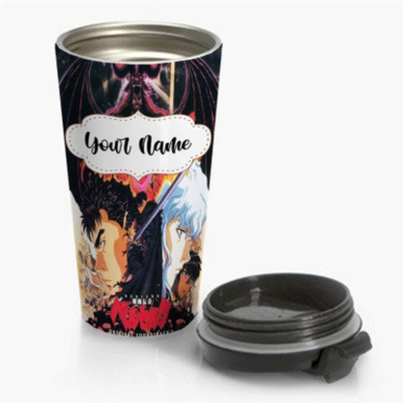 Pastele Berserk 1997 Custom Personalized Name Stainless Steel Travel Mug