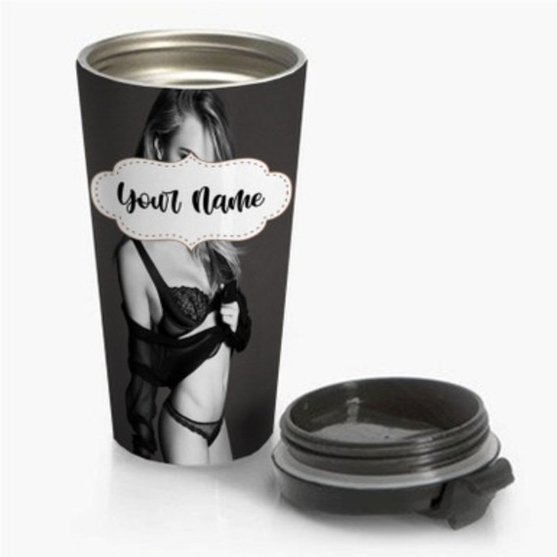 Pastele Cara Delevingne Custom Personalized Name Stainless Steel Travel Mug