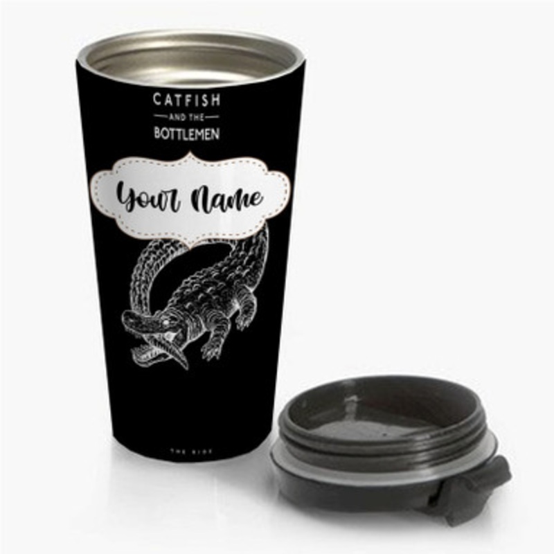 Pastele Catfish And The Bottlemen The Ride New Custom Personalized Name Stainless Steel Travel Mug