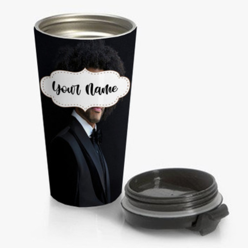 Pastele Daveed Diggs Art Custom Personalized Name Stainless Steel Travel Mug