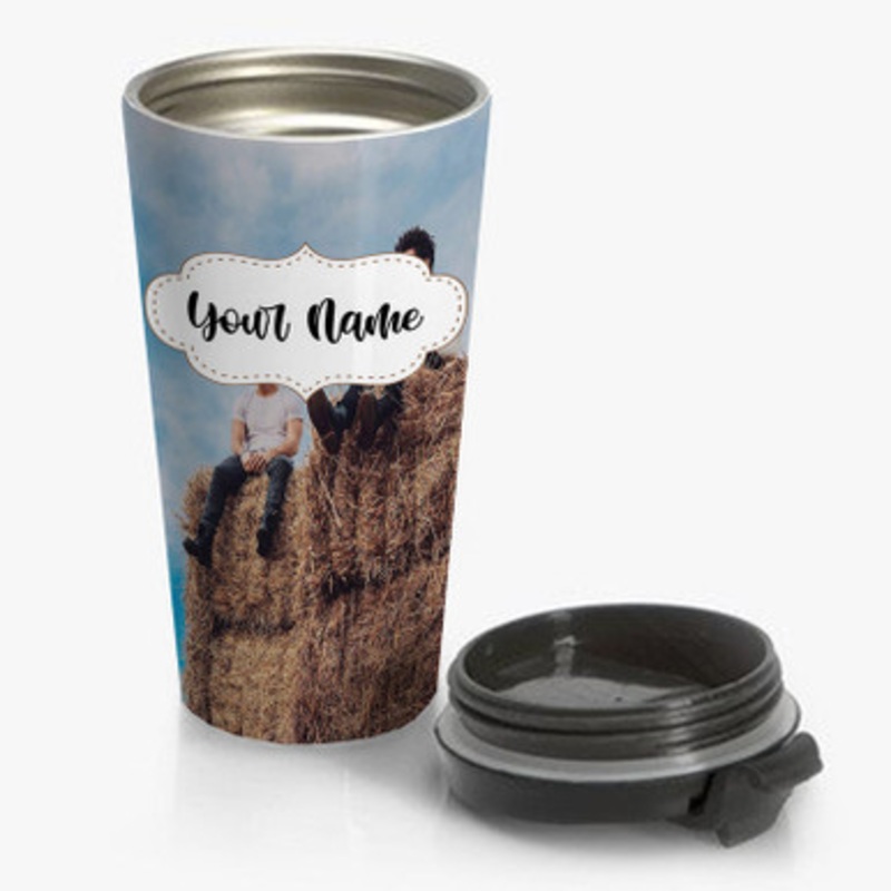 Pastele Dolan Twins Album Custom Personalized Name Stainless Steel Travel Mug