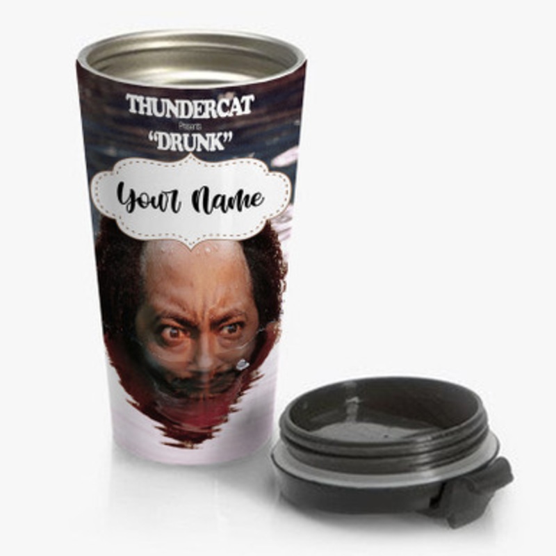 Pastele Drunk Thundercat Custom Personalized Name Stainless Steel Travel Mug