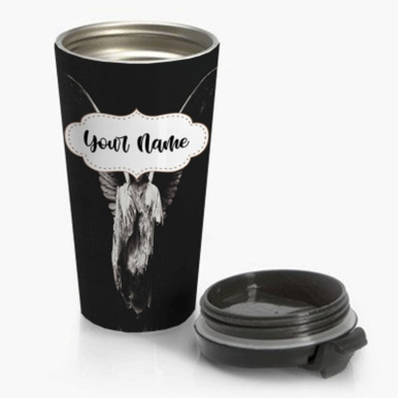 Pastele Erase Me Underoath Custom Personalized Name Stainless Steel Travel Mug