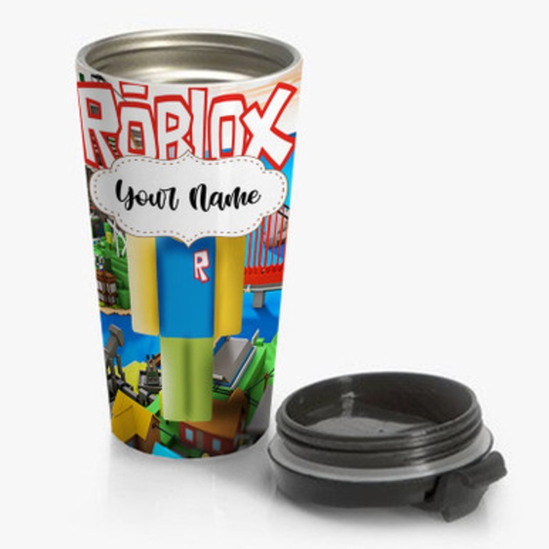 Pastele Fortnite Game Custom Personalized Name Stainless Steel Travel Mug