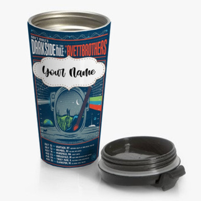 Pastele Gov t Mule s Dark Side Of The Mule The Avett Brothers Custom Personalized Name Stainless Steel Travel Mug