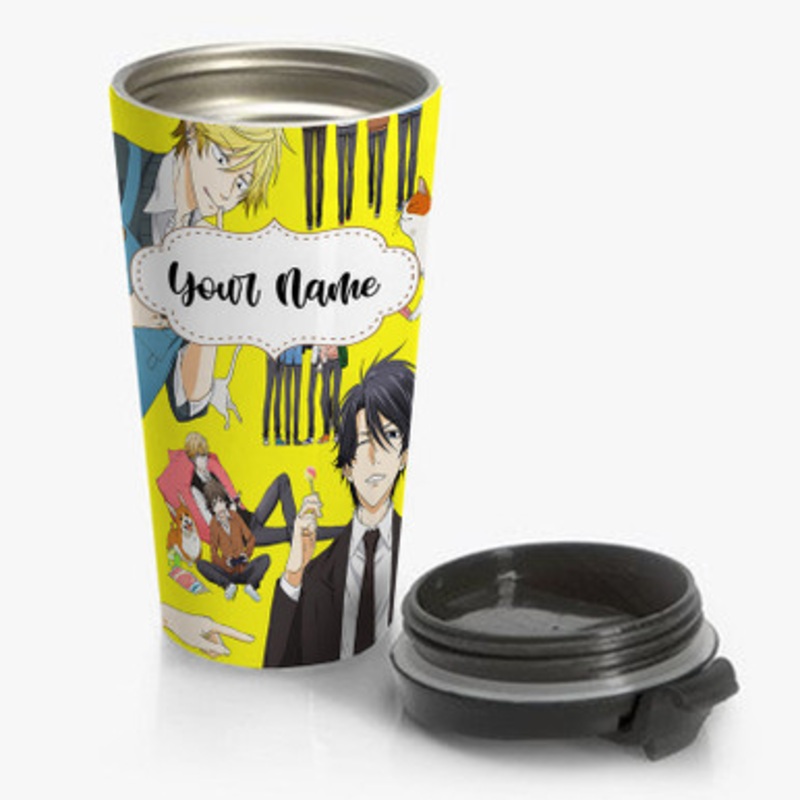 Pastele Hitorijime My Hero Custom Personalized Name Stainless Steel Travel Mug