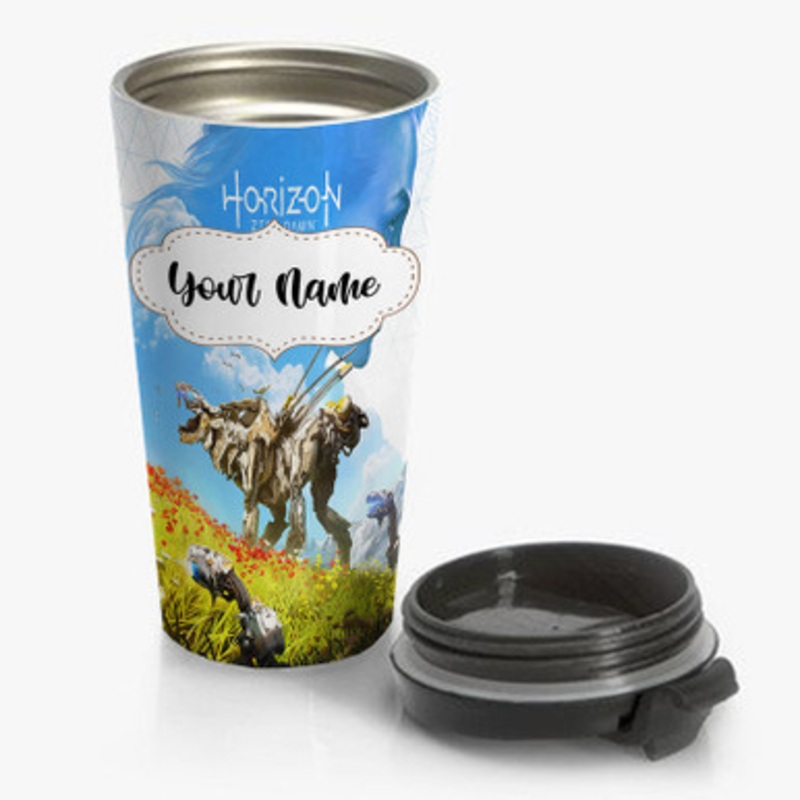 Pastele Horizon Zero Dawn Custom Personalized Name Stainless Steel Travel Mug