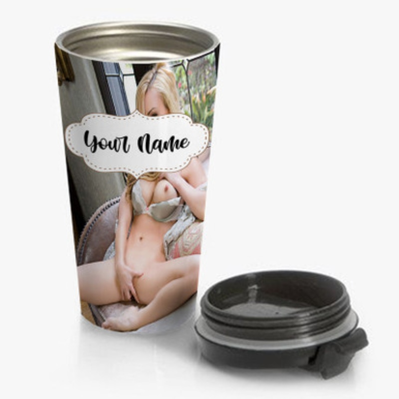 Pastele Kayden Kross Art Custom Personalized Name Stainless Steel Travel Mug