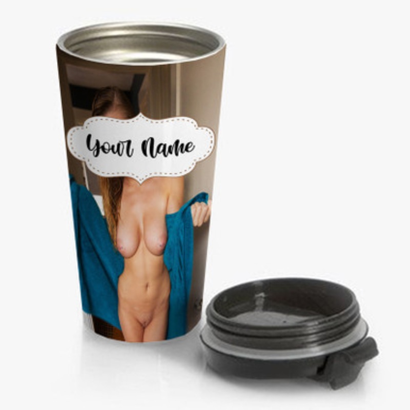Pastele Kendra Sunderland Art Custom Personalized Name Stainless Steel Travel Mug