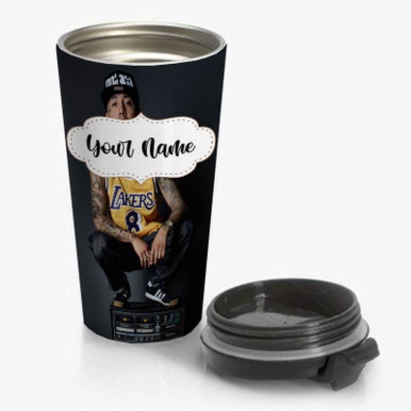 Pastele King Lil G Custom Personalized Name Stainless Steel Travel Mug