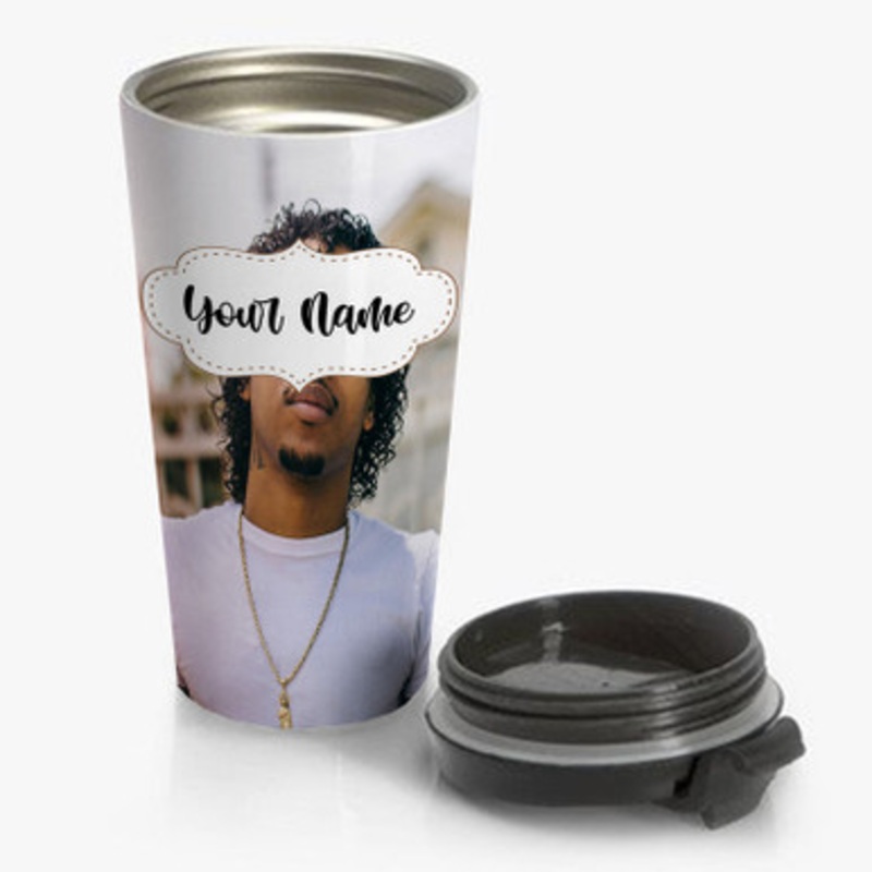 Pastele Late Night G Perico Custom Personalized Name Stainless Steel Travel Mug