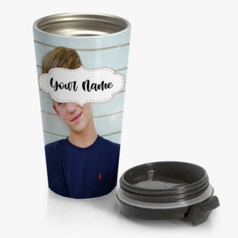 Pastele Matty BRaps New Custom Personalized Name Stainless Steel Travel Mug