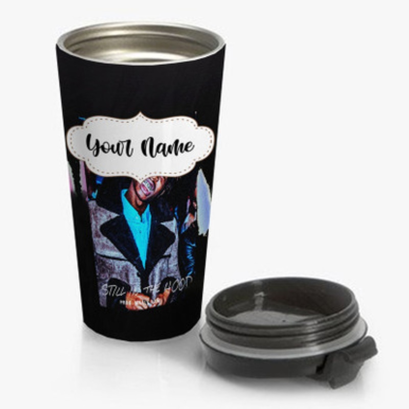 Pastele Mir Fontane Still In The Hood Custom Personalized Name Stainless Steel Travel Mug