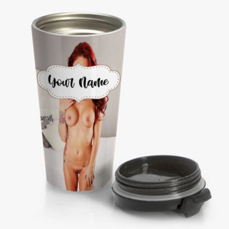 Pastele Monique Alexander Custom Personalized Name Stainless Steel Travel Mug