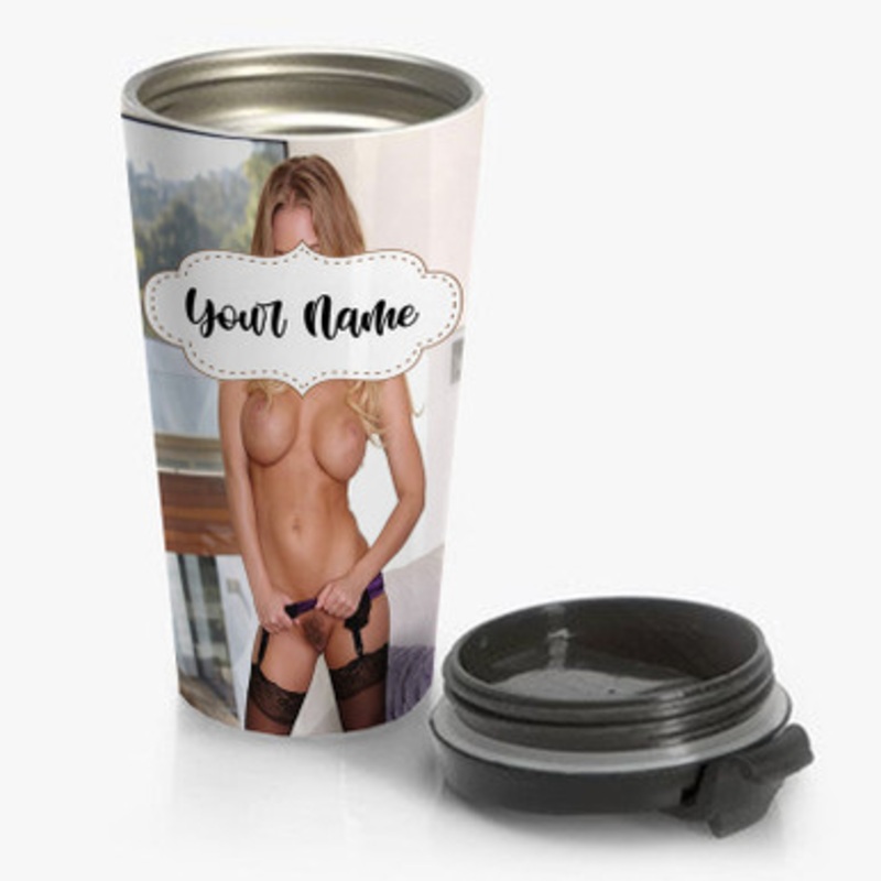 Pastele Nicole Aniston Arts Custom Personalized Name Stainless Steel Travel Mug