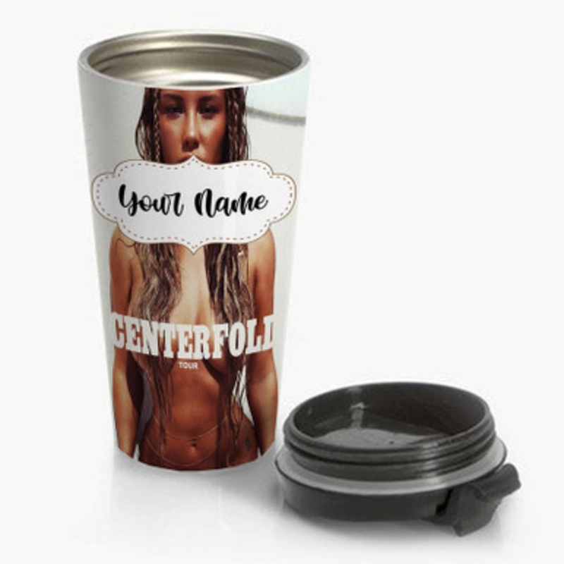 Pastele Niykee Heaton Centerfold Tour Custom Personalized Name Stainless Steel Travel Mug