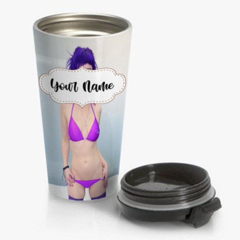 Pastele Proxy Paige Custom Personalized Name Stainless Steel Travel Mug