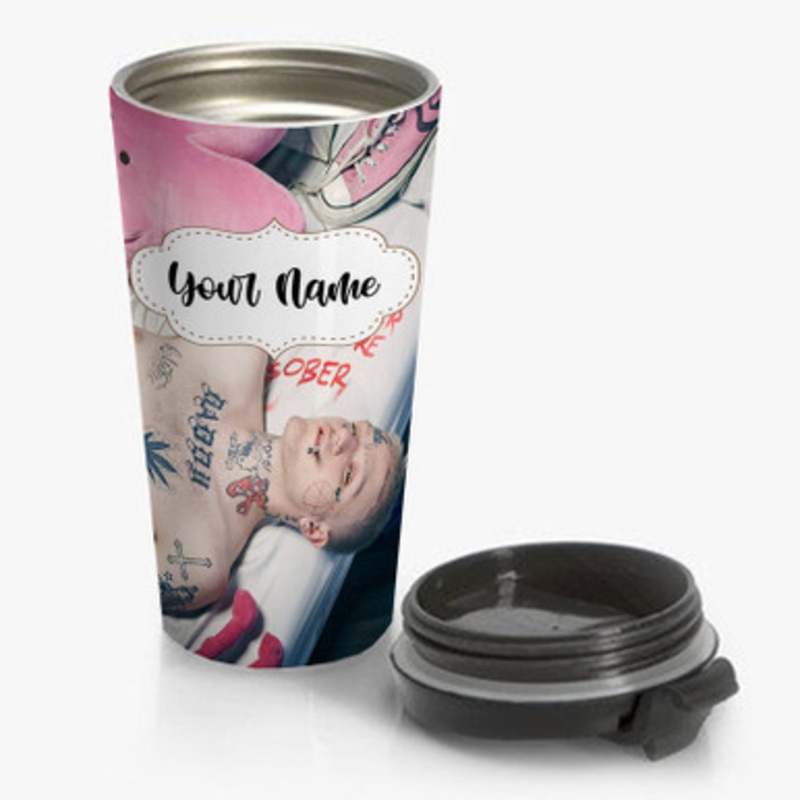 Pastele Save That Shit Lil Peep Custom Personalized Name Stainless Steel Travel Mug