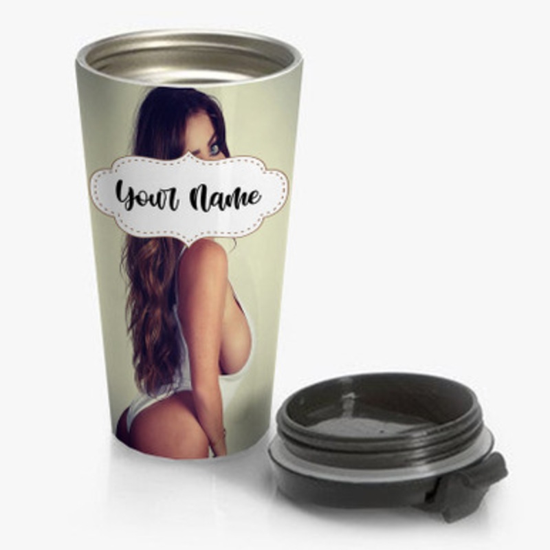 Pastele Sophie Dee Custom Personalized Name Stainless Steel Travel Mug
