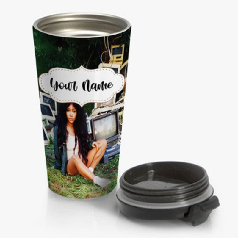 Pastele Sza Art Custom Personalized Name Stainless Steel Travel Mug