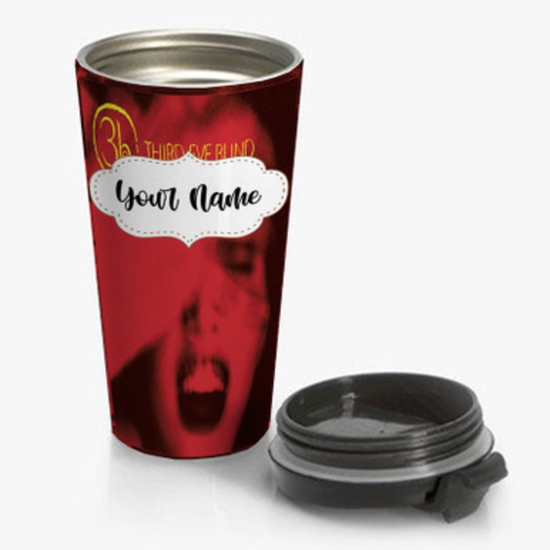 Pastele Third Eye Blind Debut Album Custom Personalized Name Stainless Steel Travel Mug
