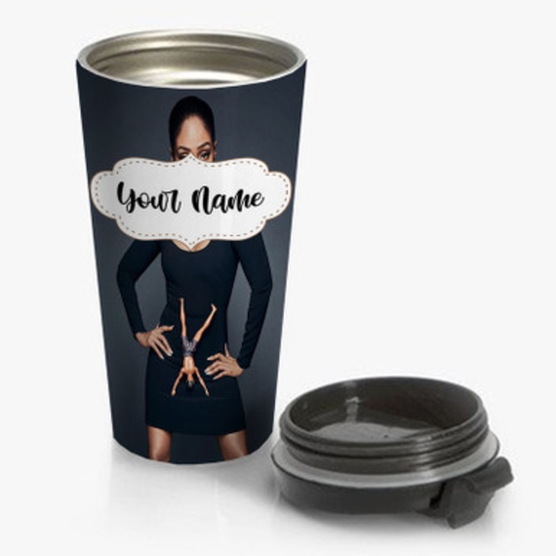 Pastele Tiffany Haddish Custom Personalized Name Stainless Steel Travel Mug