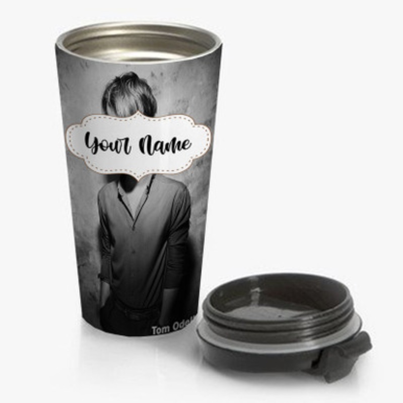 Pastele Tom Odell Custom Personalized Name Stainless Steel Travel Mug
