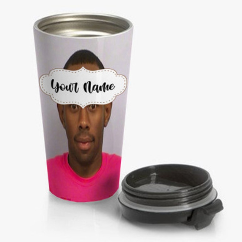 Pastele Tyler The Creator Mugshot Custom Personalized Name Stainless Steel Travel Mug