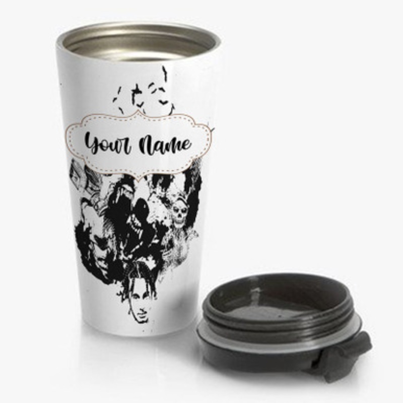 Pastele WYA Wifisfuneral Feat Ugly God Custom Personalized Name Stainless Steel Travel Mug