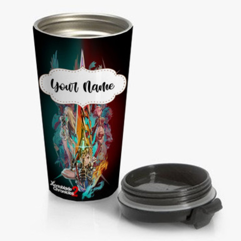 Pastele Xenoblade Chronicles 2 Custom Personalized Name Stainless Steel Travel Mug