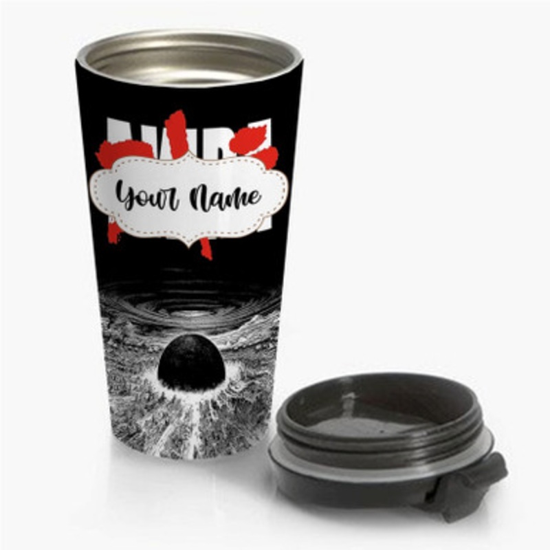 Pastele AKIRA Neo Tokyo Is About To Explode Custom Personalized Name Stainless Steel Travel Mug