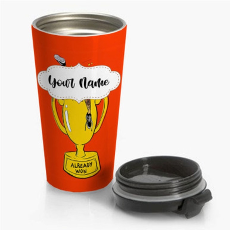 Pastele Already Won Kehlani Custom Personalized Name Stainless Steel Travel Mug