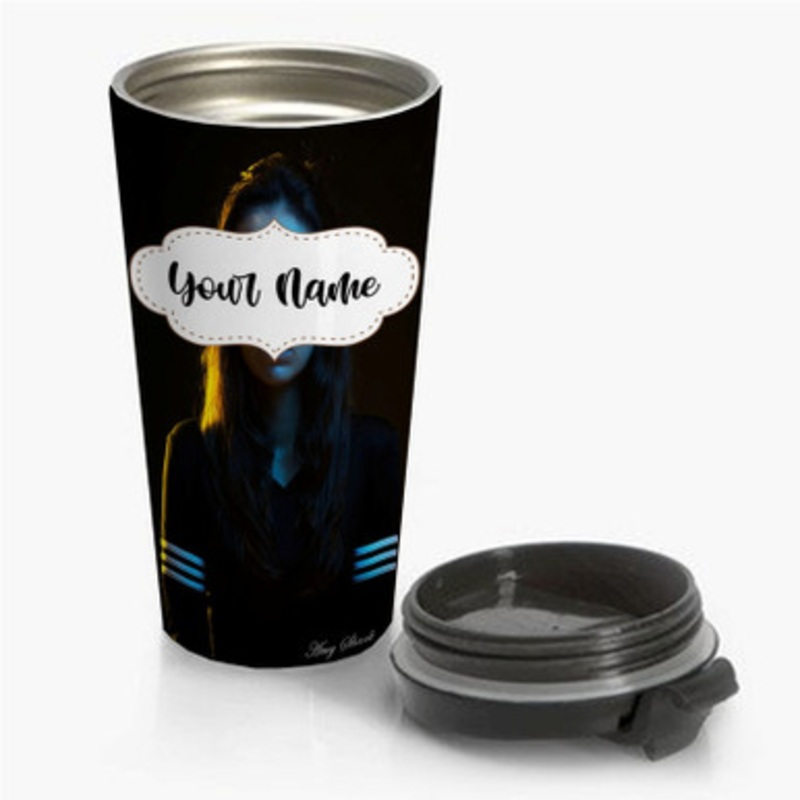 Pastele Amy Shark New Custom Personalized Name Stainless Steel Travel Mug