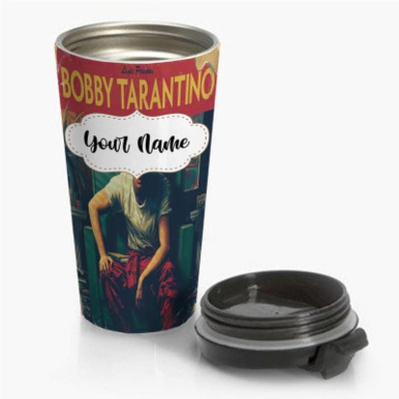 Pastele Bobby Tarantino Logic Custom Personalized Name Stainless Steel Travel Mug