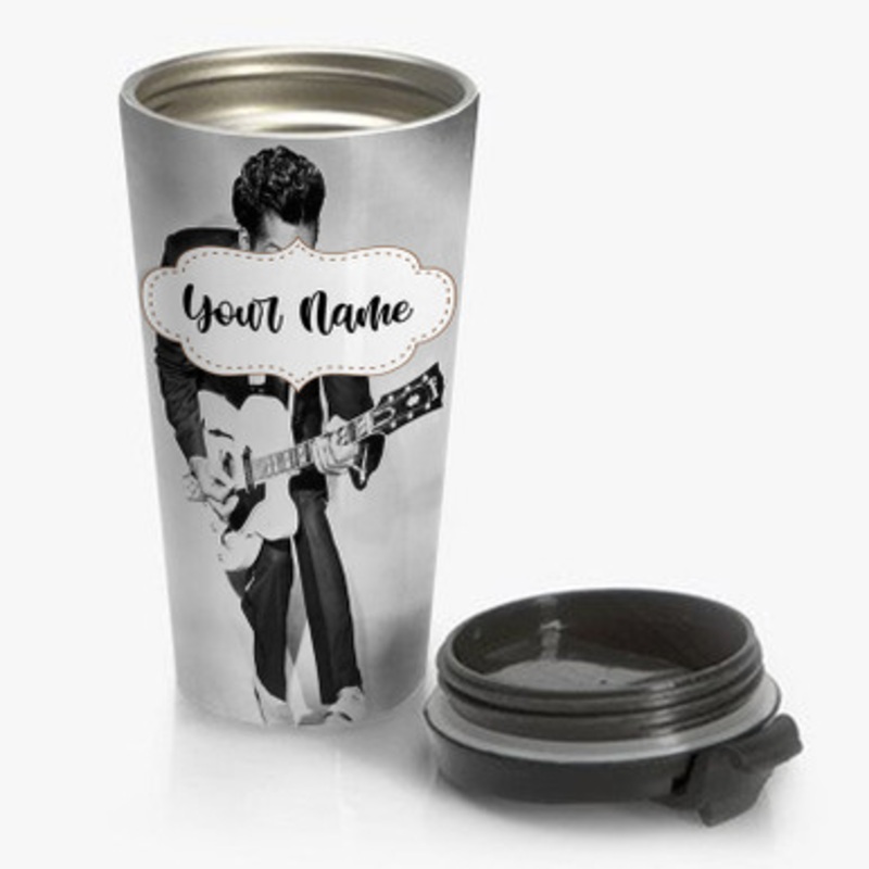 Pastele Chuck Berry Custom Personalized Name Stainless Steel Travel Mug